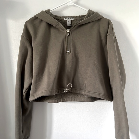 FOREVER 21 Active Half-Zip Fleece Pullover - Picture 2 of 5